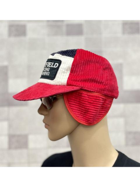 Other Designers Japanese Brand - 90’s WHITEFIELD RACING TRAINING Ear Flap Corduroy Hat