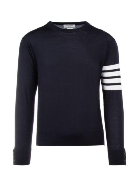 Thom Browne Navy blue wool sweater