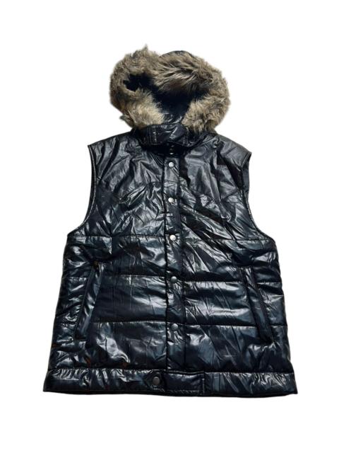 Other Designers If Six Was Nine × Japanese Brand × Le Grande Bleu (L.G.B.) - 🇯🇵 BARCEDOS LGB STYLE FUR RACOON + LEATHER VEST