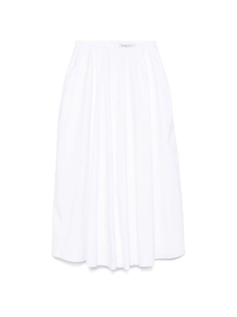 cotton midi skirt