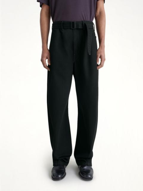 Lemaire Twisted Belted Pants in Black