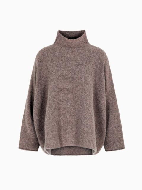 GIORGIO ARMANI CASHMERE MOCK-NECK JUMPER