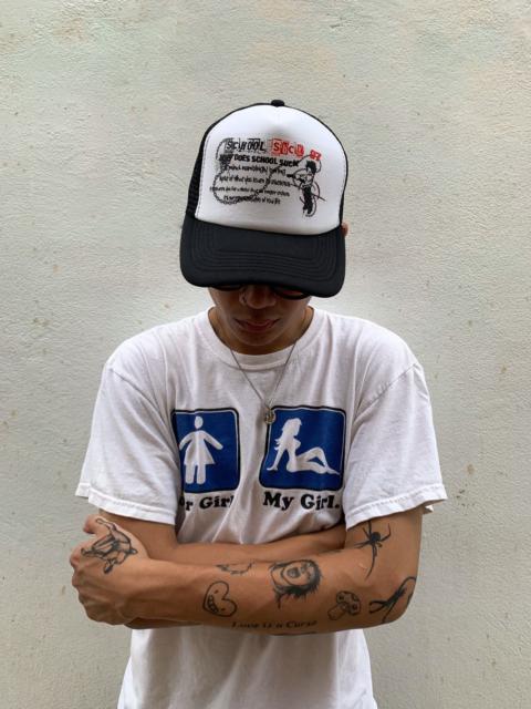 Other Designers Streetwear - School Suck Trucker Cap.