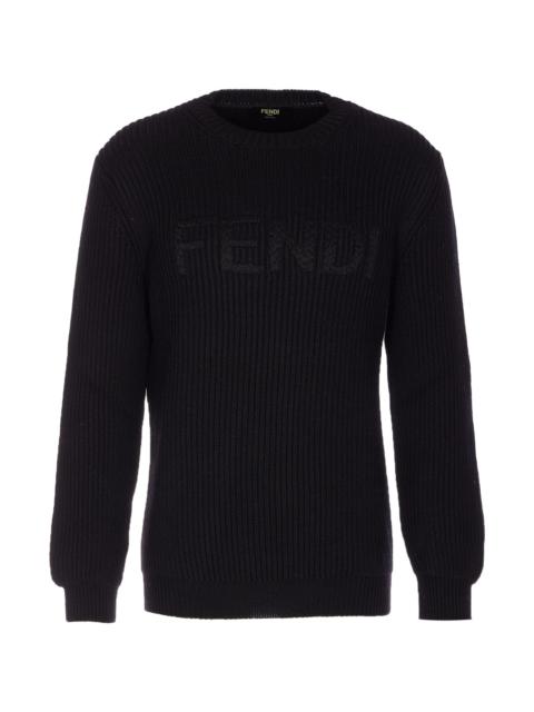 FENDI Maxi Lettering Fendi Sweater
