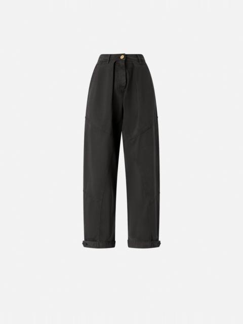 PINKO BRUSHED COTTON BALLOON TROUSERS