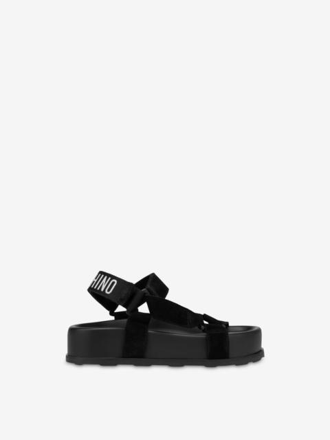 Moschino SUEDE SANDALS