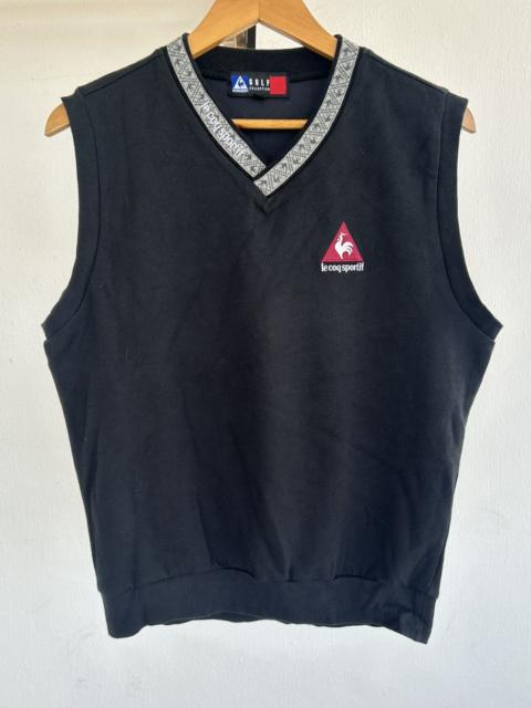 Other Designers Vintage Le Coq Sportif Sleeveless Vest Black