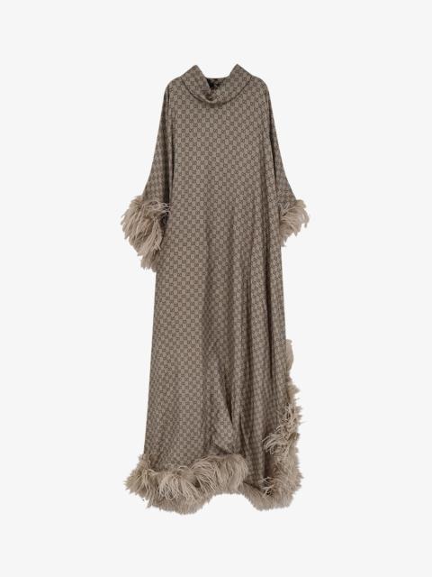 GUCCI Gucci Gg Silk Kaftano Dress