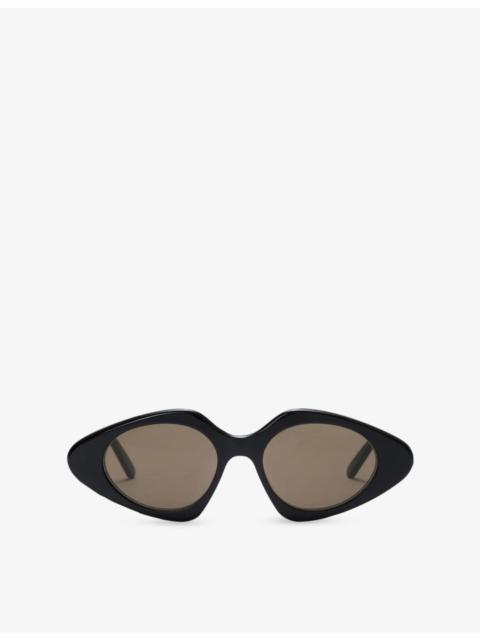 Loewe Triangle Slim Acetate Sunglasses
