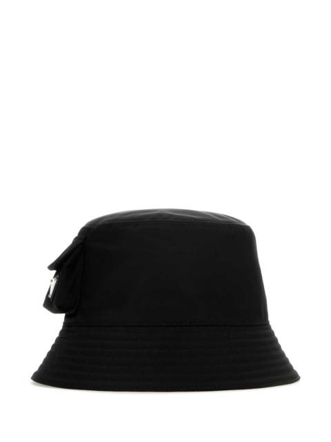 Prada Prada Men Black Re-Nylon Bucket Hat