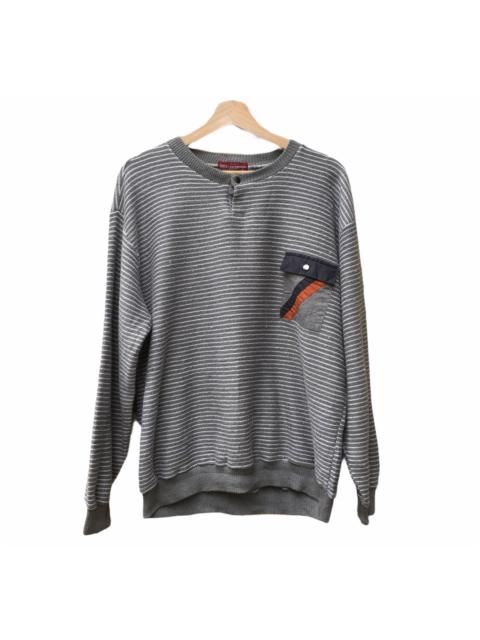 Other Designers Designer - 🔥LAST DROP BEFORE DELETE🔥Big Lindbergh Stripes Sweatshirt