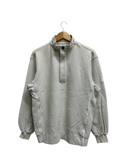 adidas Adidas Embroidery Logo Sleeve Halfzipper Sweatshirt