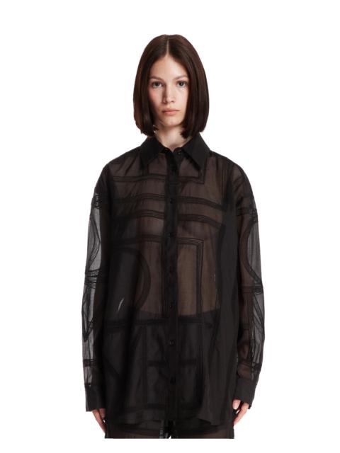 Black Monogram Shirt