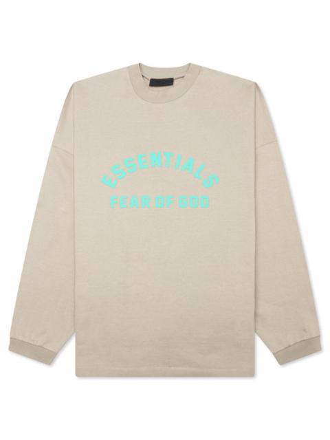 ESSENTIALS L/S T-SHIRT - SEAL