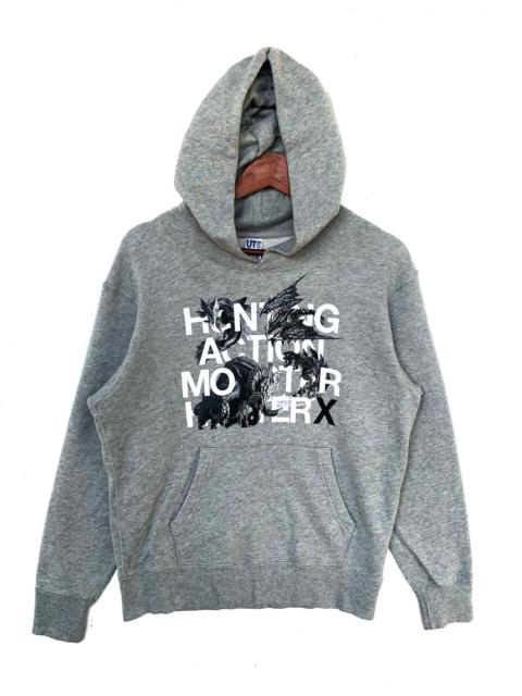 Other Designers Uniqlo - Uniqlo x Monster Hunter X Hoodie/Size M/Grey Colour