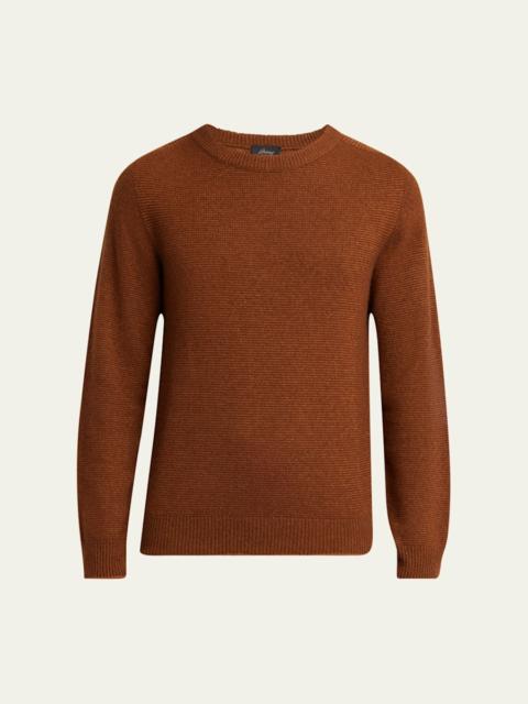 Brioni Men's Cashmere and Silk Knit Crewneck Sweater