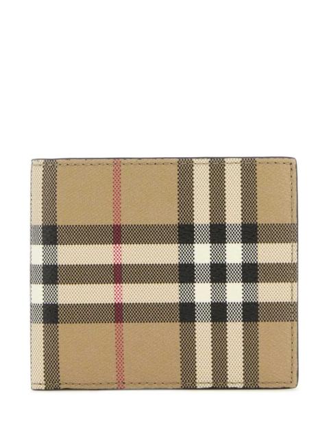 Burberry Burberry Men Printed Canvas Wallet