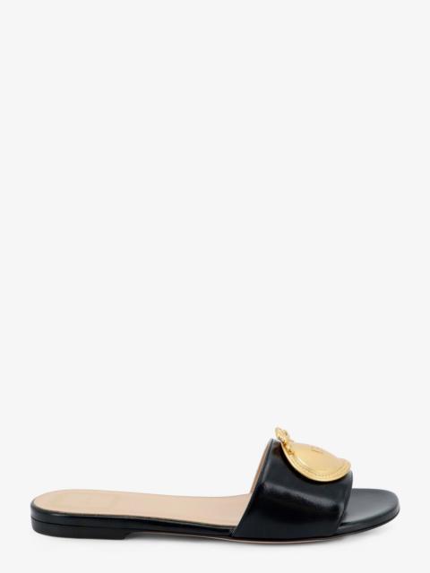 Dior Dior Dior Medaillon Leather Sandals