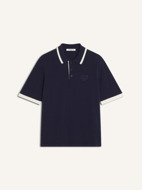 Maison Kitsuné COTTON KNITTED COMFORT POLO