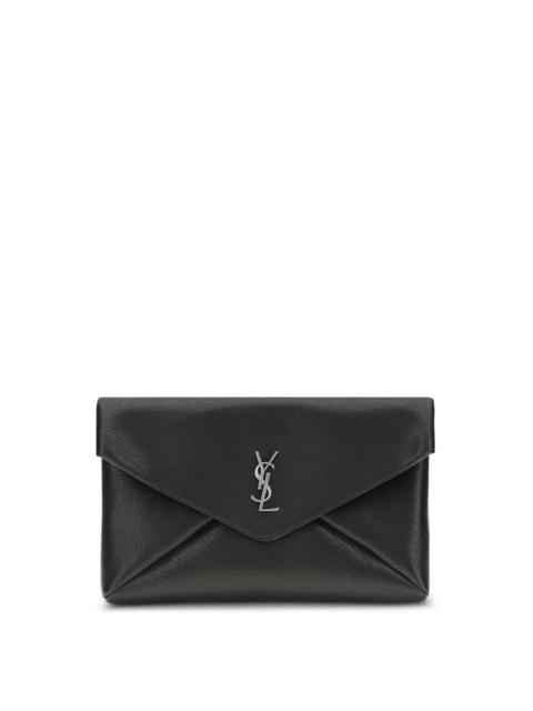 SAINT LAURENT Saint Laurent Men Cassandre Large Envelope Clutch Bag