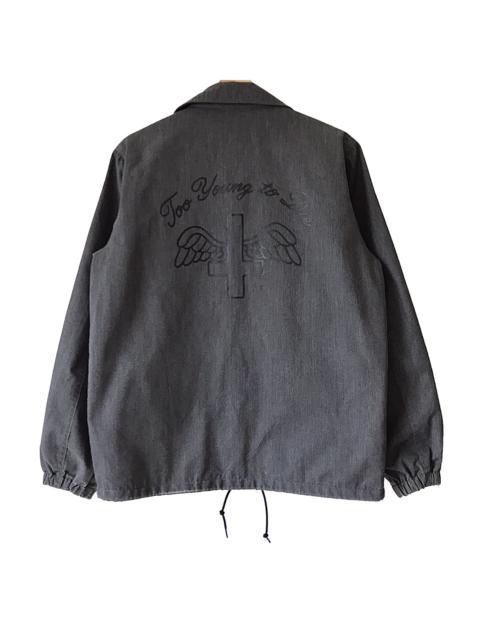 Other Designers Japanese Brand - Montage Japan Too Young To Die Coach Jacket