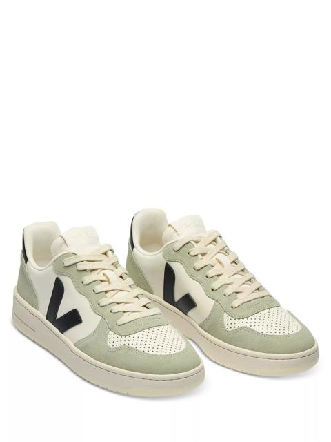 VEJA Men's V-10 Low Top Leather Sneakers