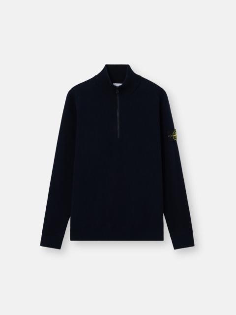 Stone Island Stone Island Short Zippered Knitwear In Cotton