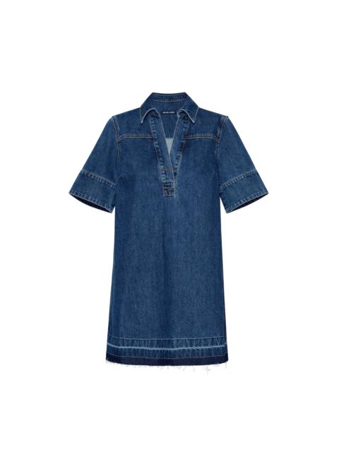 VERONICA BEARD FELICE DENIM MINI DRESS
