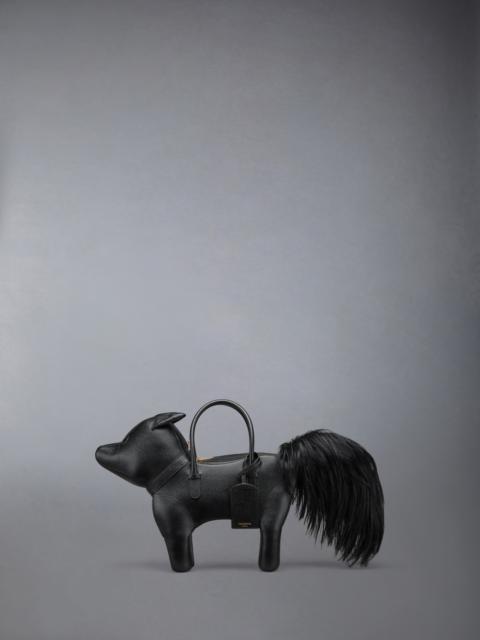 Thom Browne FOX BAG IN PEBBLE GRAIN LEATHER - L68, H38, W14