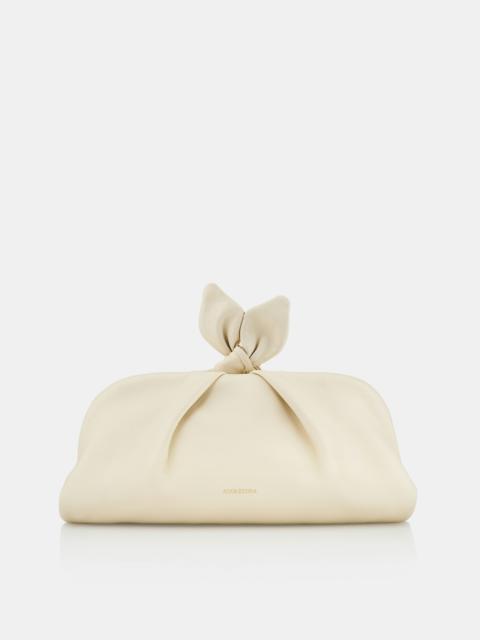 AQUAZZURA Bow Tie Clutch