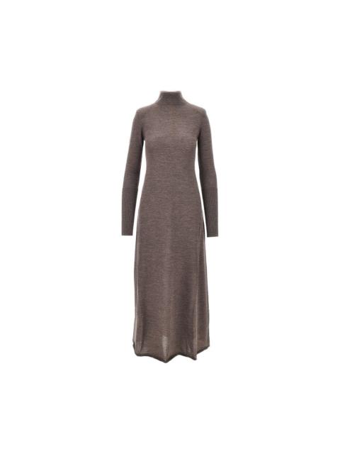 PINKO Pinko Knitted Long Dress Grey Women