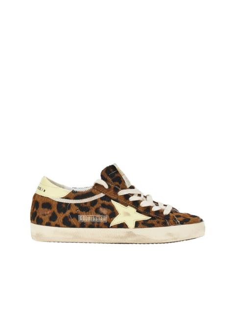 Golden Goose Golden Goose Super-Star Hair-calf Sneakers Brown Women