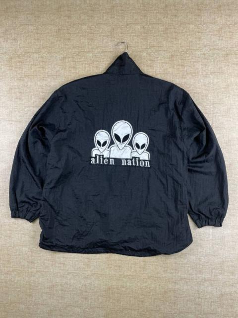Other Designers Alien Workshop × Japanese Brand × Vintage - Vintage Alien Nation Embroidery Logo Zipper Jacket
