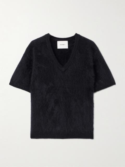 LISA YANG Lovisa Brushed-cashmere Sweater