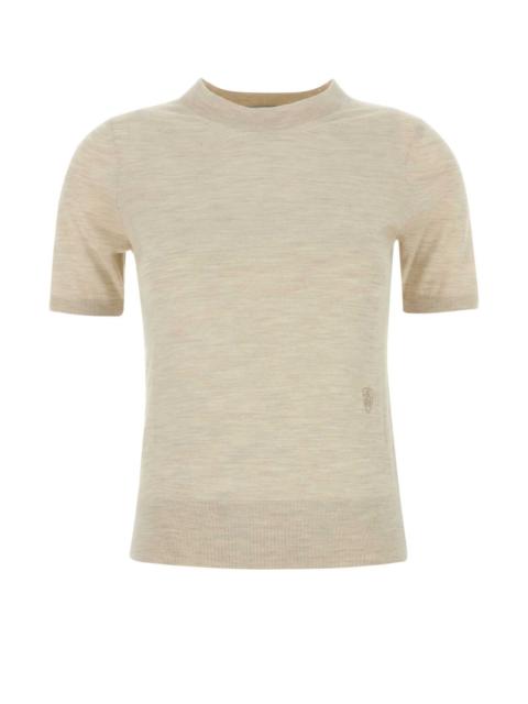 Burberry Burberry Women Sand Wool T-Shirt