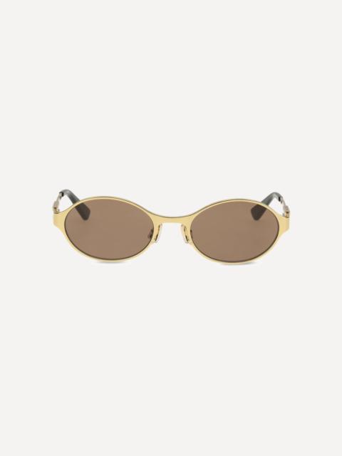 Bottega Veneta Oval Sunglasses