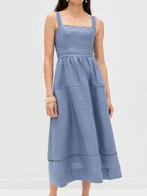 Reformation Everett Linen Dress