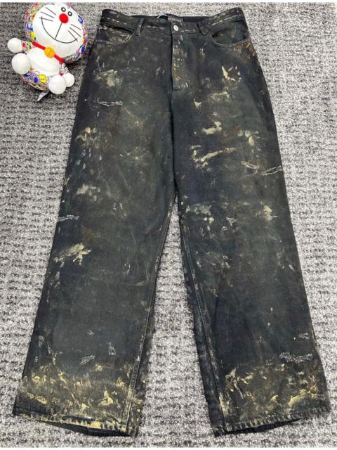 BALENCIAGA Balenciaga 23SS Destroyed Baggy Jeans
