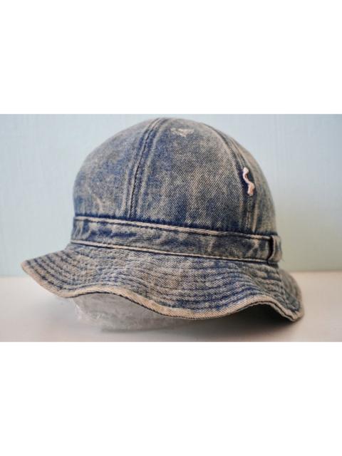 Other Designers Vintage - Denim bucket hat usa rare hat