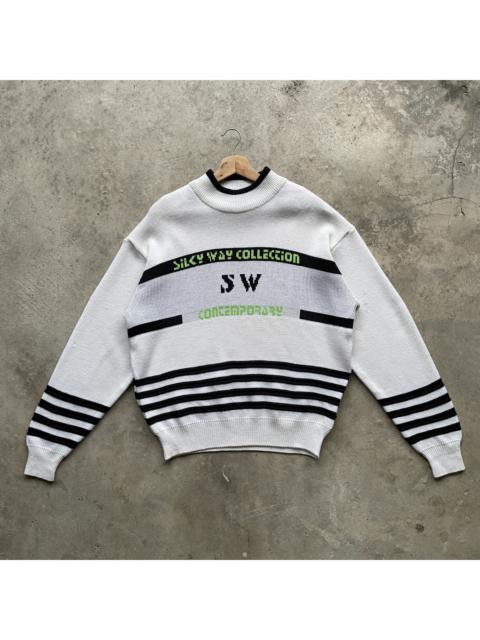 Other Designers Japanese Brand - Vintage Silky Way Japan With Logo Knitwear Sweater Jumper