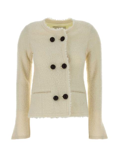 Isabel Marant Isabel Marant Women Ivory Boucle Suely Blazer