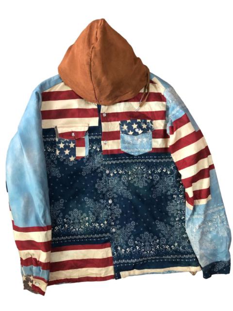 Other Designers Japanese Brand - Doduae Bandana Paisley Hooded Button ups Jacket