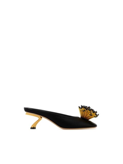 FERRAGAMO FERRAGAMO Safi Black Mules New & Authentic (Women's size:5.5