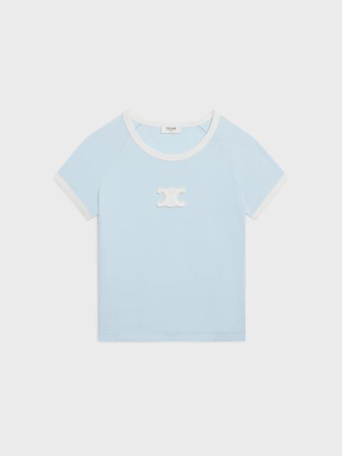CELINE Triomphe T-shirt in cotton jersey