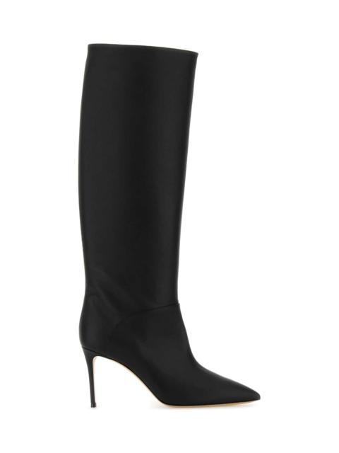 CASADEI Black Leather Boots