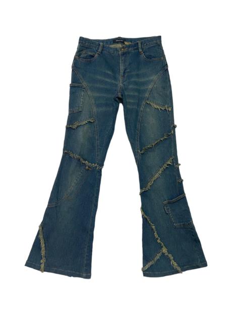 Other Designers Vintage - Flared Spread Hagi Reconstructed Multipocket Denim Pant