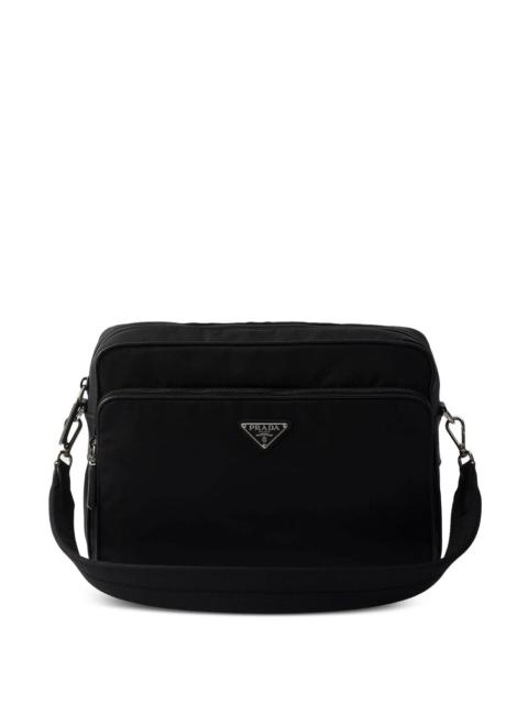 Prada Prada Men Logo-Plaque Nylon Messenger Bag