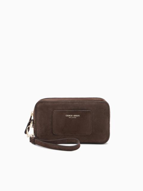 GIORGIO ARMANI SUEDE BEAUTY CASE