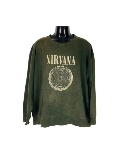 Other Designers Nirvana - VINTAGE NIRVANA SUN FADED SWEATSHIRT