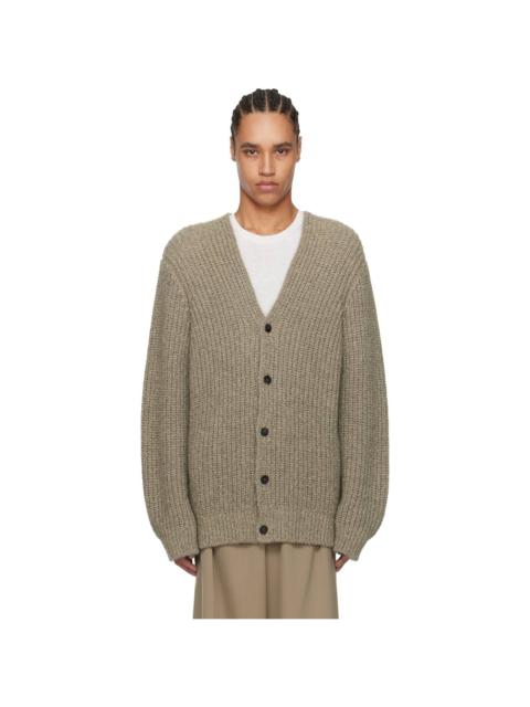 The Row Khaki Gert Cardigan